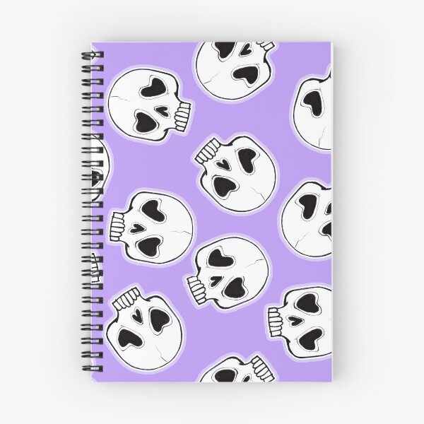 Item preview, Heart Eye Skull Pattern Purple designed and sold by Kirin-Riki.