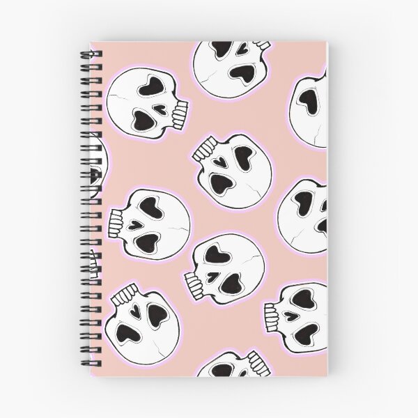 Item preview, Heart Eye Skull Pattern Rose Gold designed and sold by Kirin-Riki.