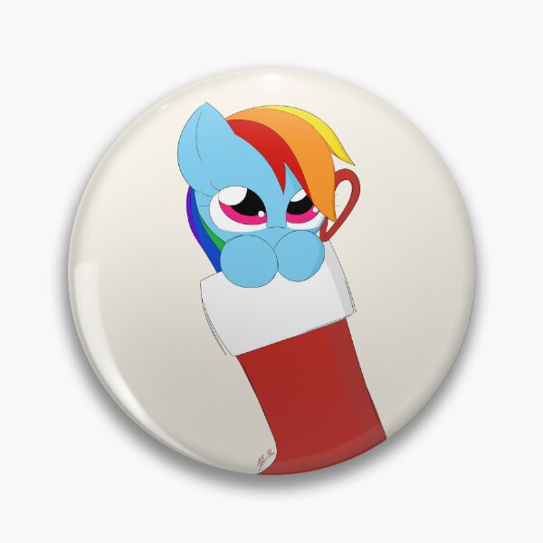 Item preview, Rainbow Dash in Your Christmas Stocking designed and sold by 25UArt.