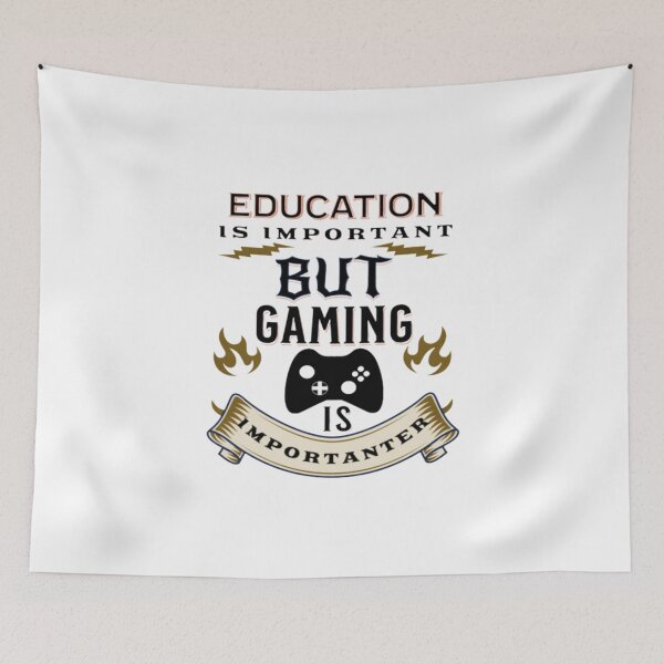 Item preview, Cool Education Is Important But Gaming Is Importanter designed and sold by medbouk1.