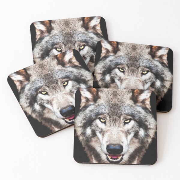 Item preview, Wild Wolf Full Face Art designed and sold by Sharon Cummings Art.