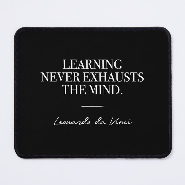Item preview, Learning never exhausts the mind (white) designed and sold by didijuca.
