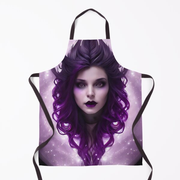 Item preview, Magical, fantasy, witchy lady in purple starlight designed and sold by simoniff.