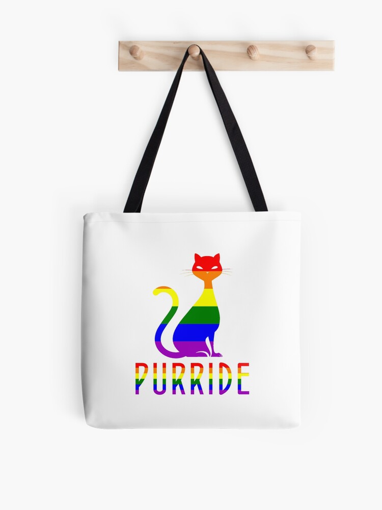 Gay Pride Clothing LGBT Rainbow Tote Bag