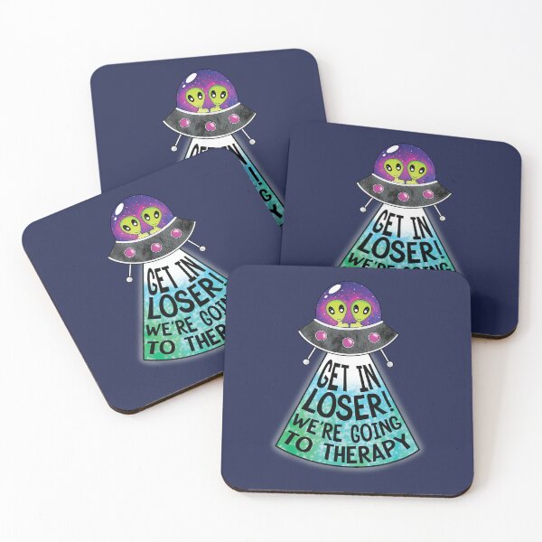 Item preview, Get In Loser, We're Going To Therapy designed and sold by stickersworld31.