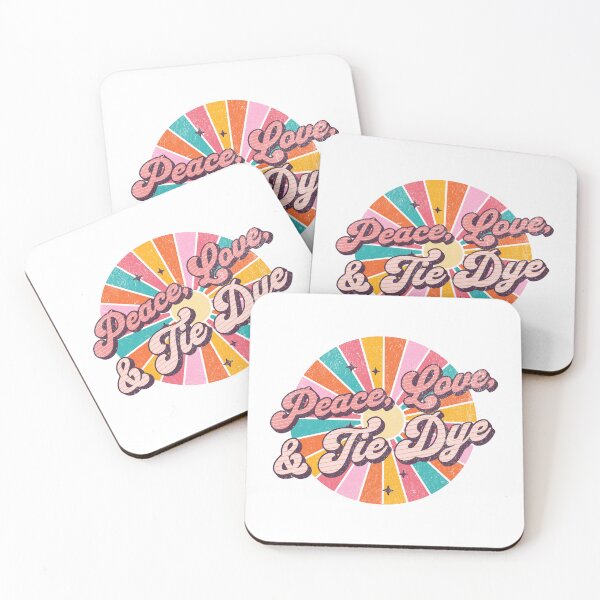 Item preview, Peace Love and Tie Dye - Gift For Rainbow Hippies - Distressed Designed designed and sold by AlanPhotoArt.