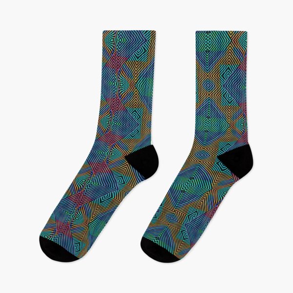 Item preview, FUNNY ABSTRACT GEOMETRIC SYMETRIC COLORFUL LINES PATTERN TETRIS designed and sold by Ralek.