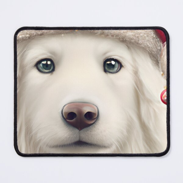 Item preview, Christmas Kuvasz Wearing A Santa Hat Classic T-Shirt designed and sold by ZenEverAI.