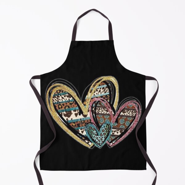 Item preview, Cute Western Hearts With Cheetah And Cowhide Design designed and sold by handsoftime2020.