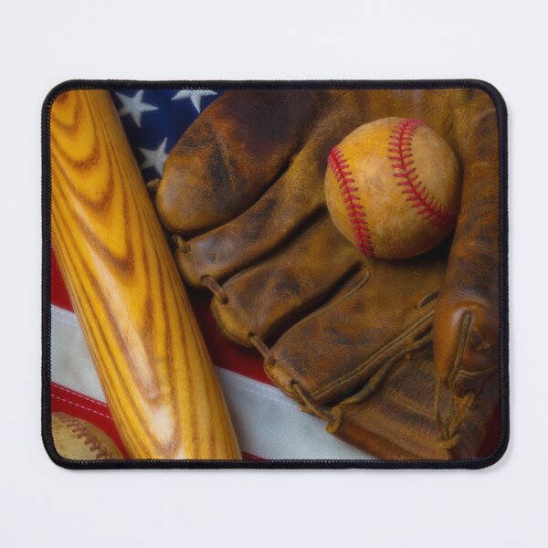 Item preview, Baseball Mitt And Weathered Worn Baseballs designed and sold by Garry Gay.