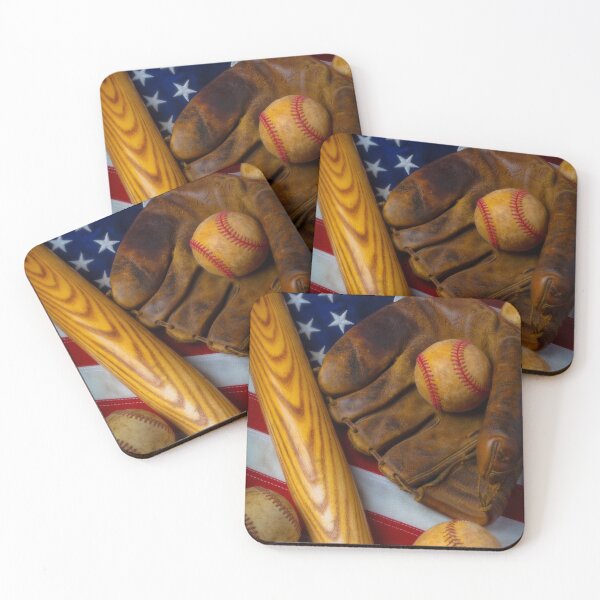Item preview, Baseball Mitt And Weathered Worn Baseballs designed and sold by Garry Gay.