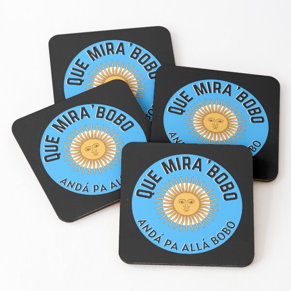 Item preview, QUÉ MIRÁ' BOBO - Que miras bobo funny stickers magnet designed and sold by LeddsoDello.