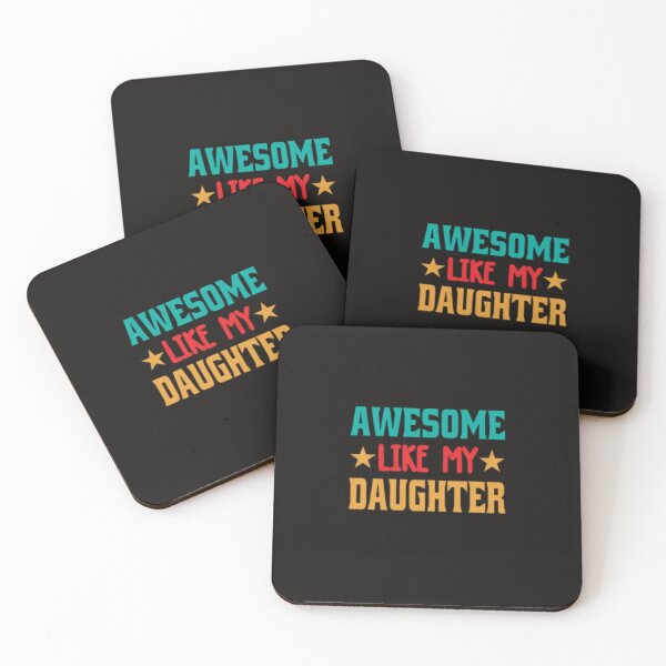 Item preview, Awesome likemydaughter,fatherdaughter gift,like great,giftfrom daughter,father'sday gift designed and sold by Sophistical.