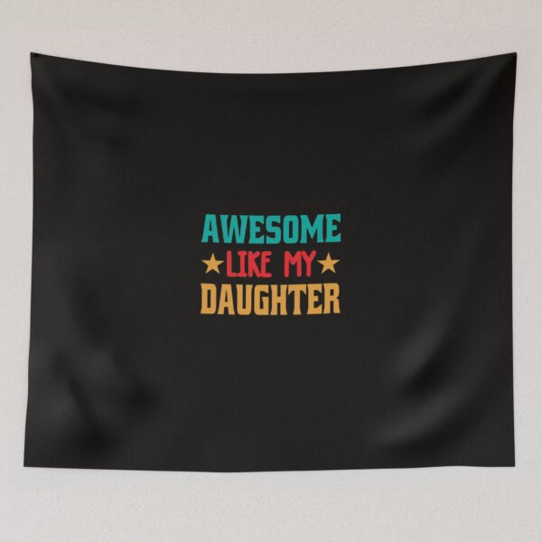 Item preview, Awesome likemydaughter,fatherdaughter gift,like great,giftfrom daughter,father'sday gift designed and sold by Sophistical.