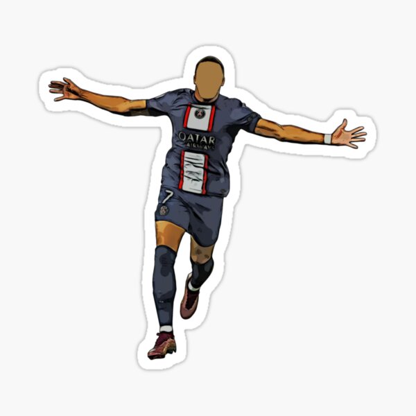 célébration du but de mbappe Sticker