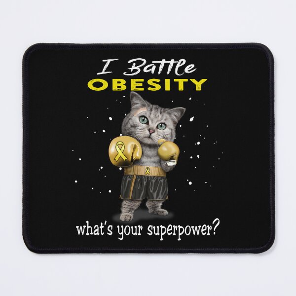 Item preview, Obesity Warrior - I Battle Obesity What Is Your Superpower? designed and sold by Jennpak.