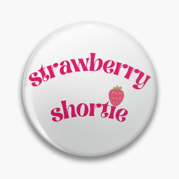 Item preview, curved pink strawberry shortie designed and sold by indie cottage.