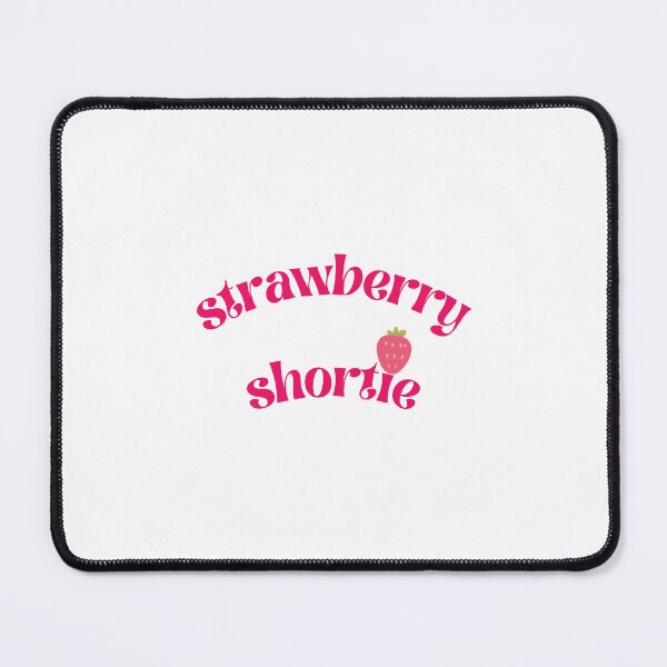 Item preview, curved pink strawberry shortie designed and sold by indie cottage.