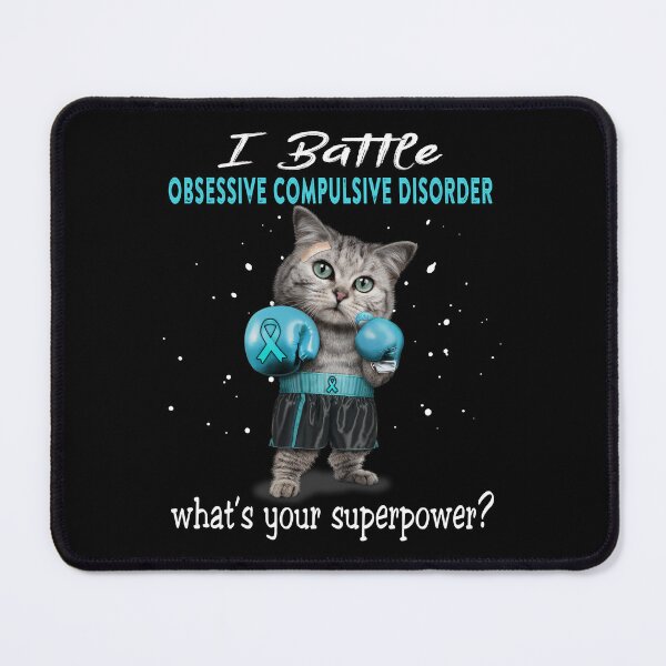 Item preview, Obsessive Compulsive Disorder Warrior - I Battle Obsessive Compulsive Disorder What Is Your Superpower? designed and sold by Jennpak.
