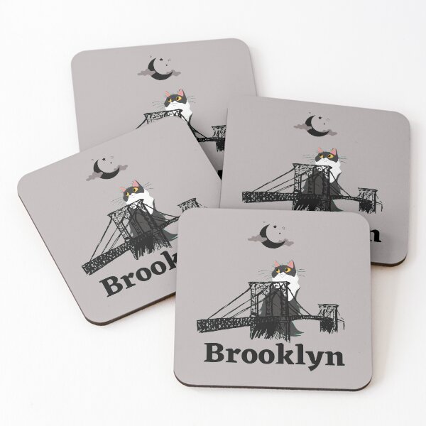 Item preview, The Giant Cat Lover's Moon in the City in Brooklyn, New York. Catzilla. designed and sold by EMIPRINCESS.