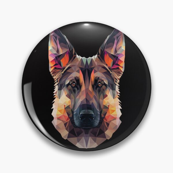 Item preview, German Shepherd Colourful Portrait designed and sold by Bondoboxy.