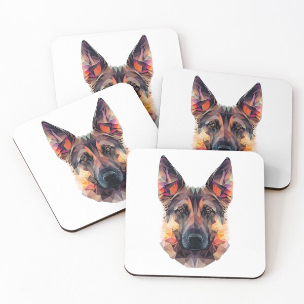 Item preview, German Shepherd Colourful Portrait designed and sold by Bondoboxy.