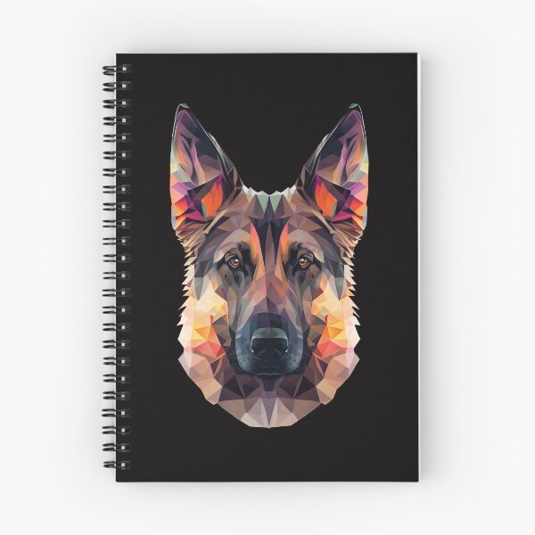 Item preview, German Shepherd Colourful Portrait designed and sold by Bondoboxy.