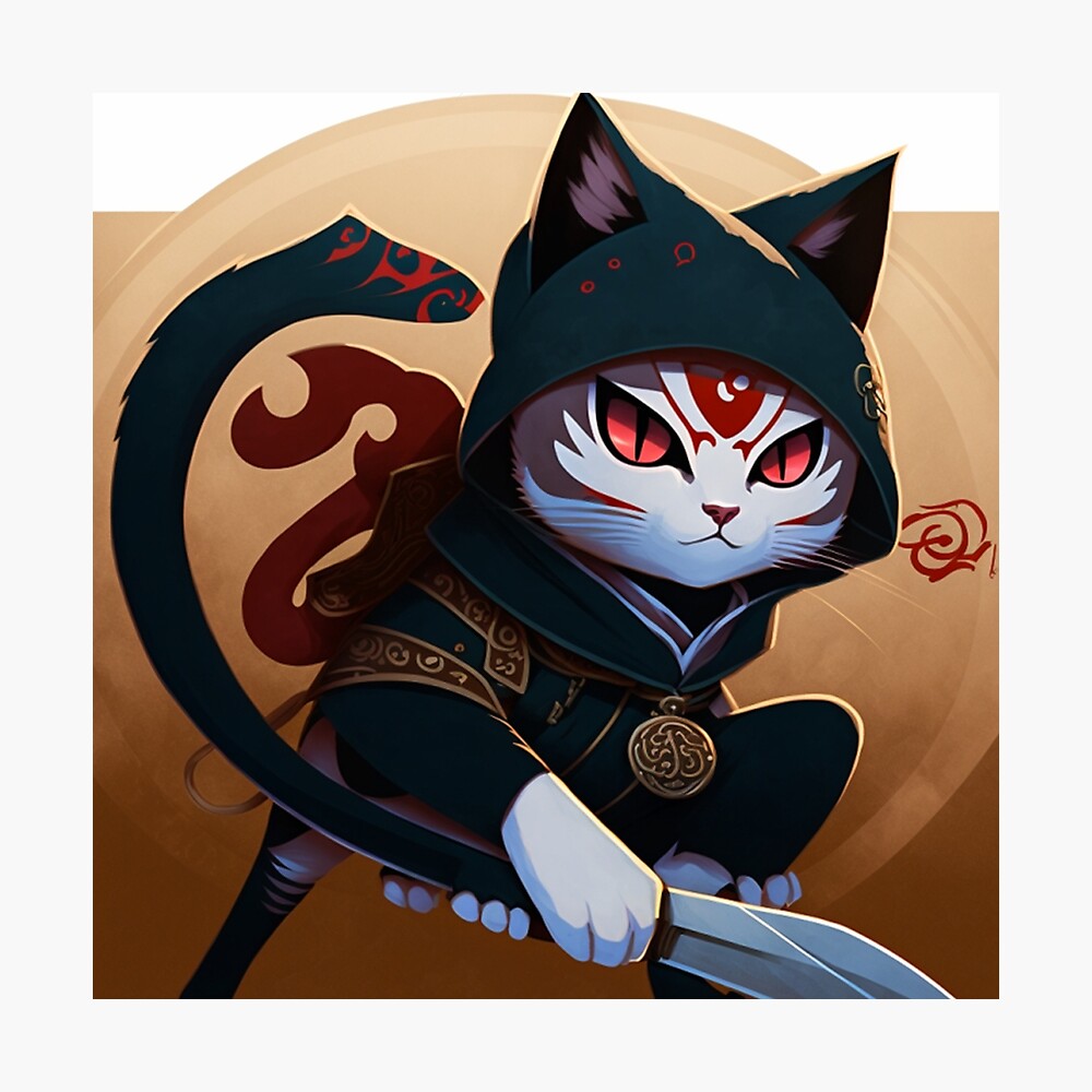Ninja Cat Vector Images (over 320)