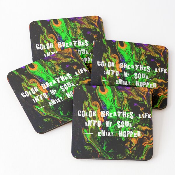 Item preview, Emily Hopper Quote on Color Flame pour designed and sold by ctoph22282.
