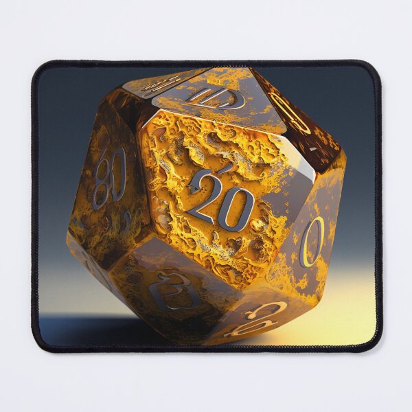 Item preview, Dungeons and Dragons Golden Nat 20 designed and sold by AICreateWorlds.