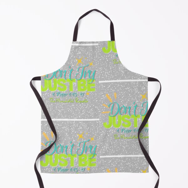 Item preview, Don't Try Just Be 1 Peter 1:15-17 - White Glitter designed and sold by TheReporter1.
