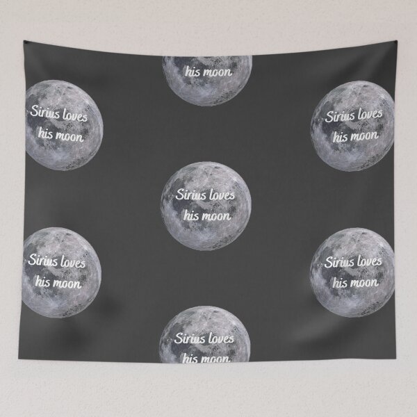Item preview, Sirius Loves his Moon designed and sold by ThePureAudacity.