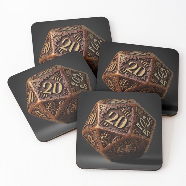 Item preview, Bronze Nat 20, DND Dice designed and sold by AICreateWorlds.
