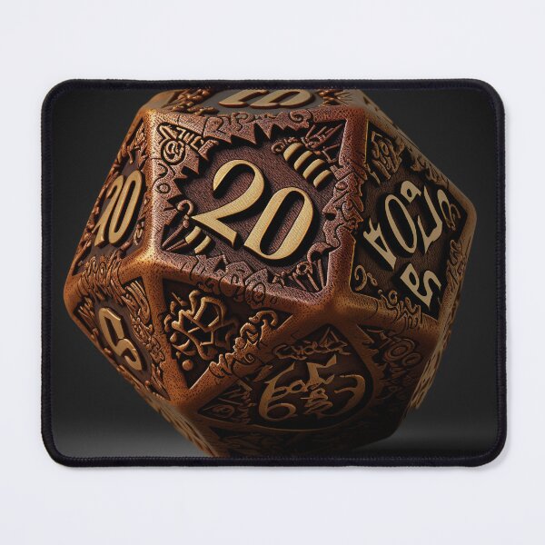 Item preview, Bronze Nat 20, DND Dice designed and sold by AICreateWorlds.