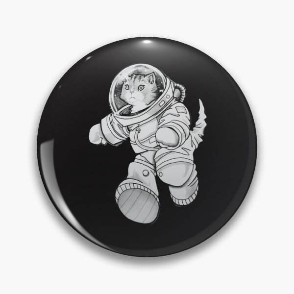 Item preview, Astronaut Cat designed and sold by adilchbanishop.