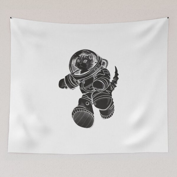 Item preview, Astronaut Cat designed and sold by adilchbanishop.