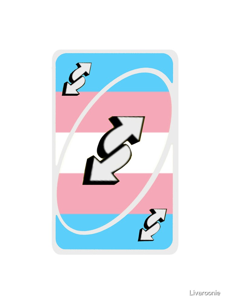 Trans Uno Reverse Flag