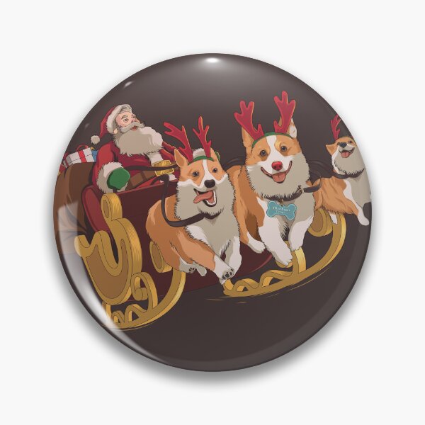 Item preview, Christmas sled pulled by dogs designed and sold by JordanC220.
