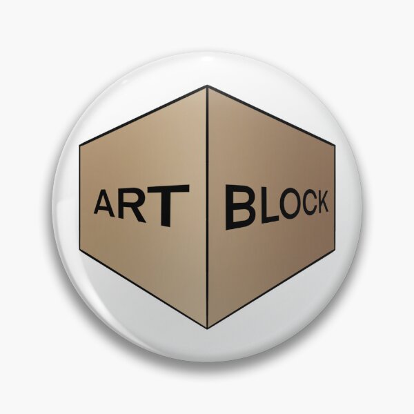 Item preview, Art Block Sticker/Pin designed and sold by Akemi Honda.