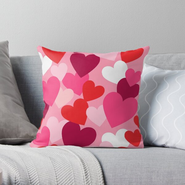 Sweet Hearts for your Sweetheart Throw Pillow