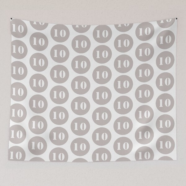 Item preview, Number Nine (10) Boho Beige Circle designed and sold by Ching Teoh.