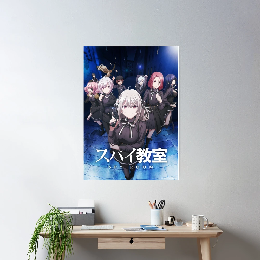 Anime sala de espionagem espião kyoushitsu klaus lily monika grete sibylla  cartaz cosplay scroll mural parede pendurado poster otaku decoração da sua  casa