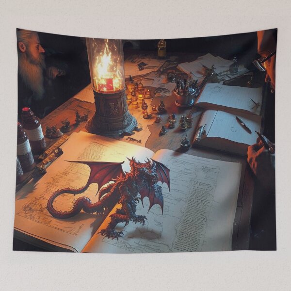 Item preview, DND Table, DM View designed and sold by AICreateWorlds.