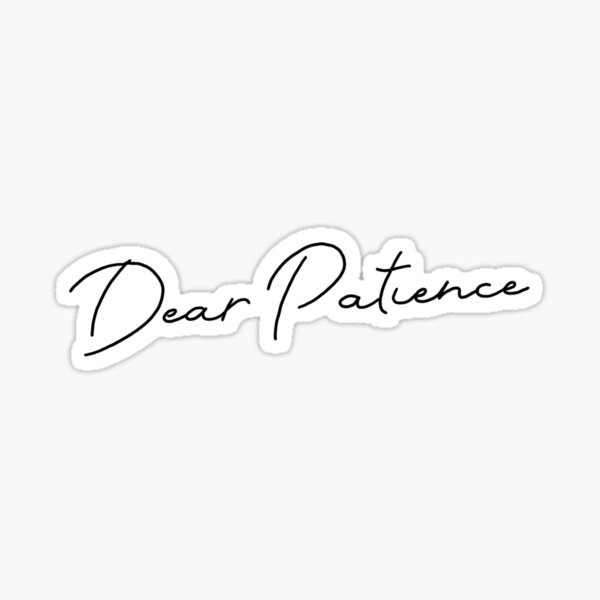 Niall Horan Dear Patience Lyrics Print Wall Decor 