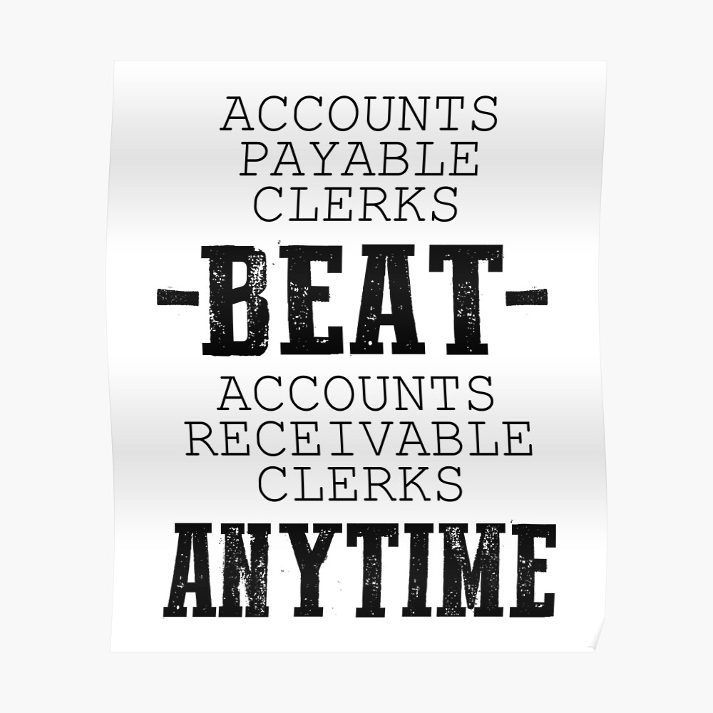 "Funny gifts for accounts payable and accounts receivable manager and