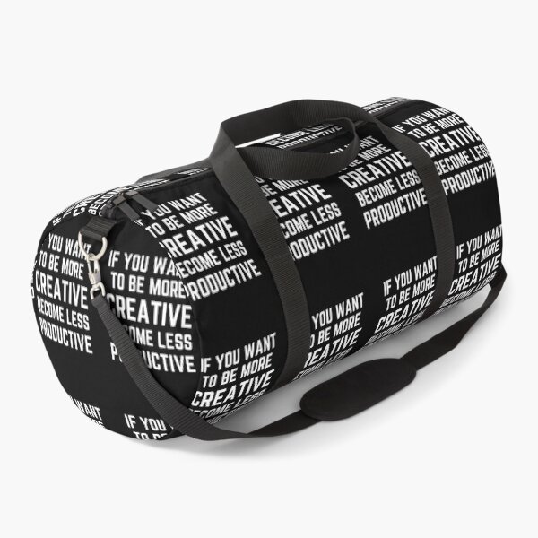 Item preview, If You Want To Be More Creative Become Less Productive designed and sold by QuotesAreFun.