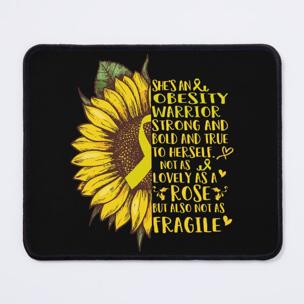 Item preview, She is a Obesity Warrior Strong and Bold and True to Herself not as Lovely as a ROSE but also not as FRAGILE designed and sold by EdithShop59.