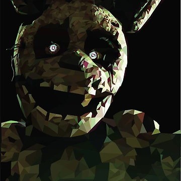 Artwork thumbnail, Geometric Springtrap by AlexIsOffline