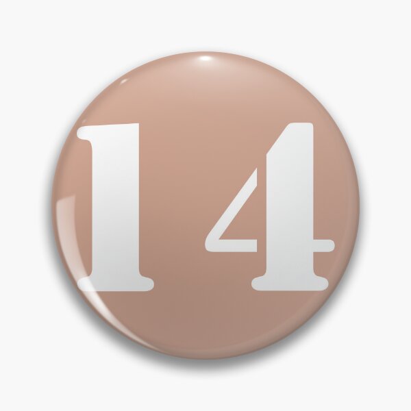 Item preview, Number Fourteen (14) in Pink Circle designed and sold by Ching Teoh.