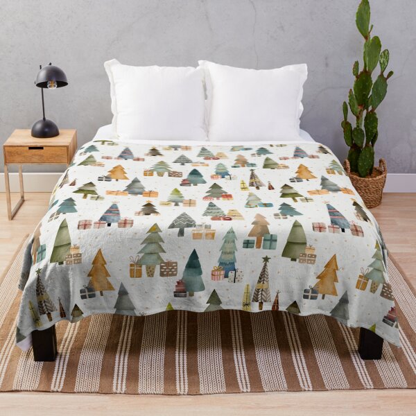 Item preview, Hipster Christmas - Christmas tress and presents designed and sold by TheMirwoForest.